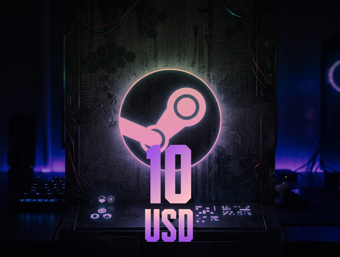 Steam 10 USD